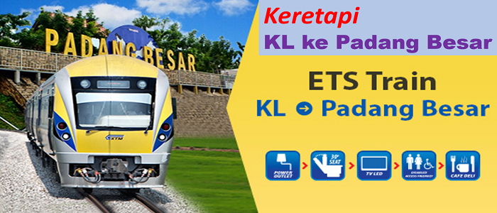 Harga tiket dan jadual keretapi ke Padang Besar dari KL