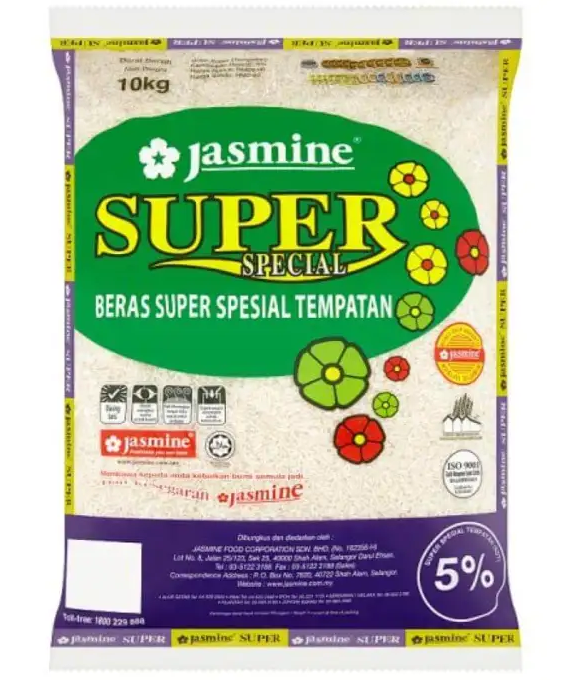 Beras Jasmine Super Special Tempatan