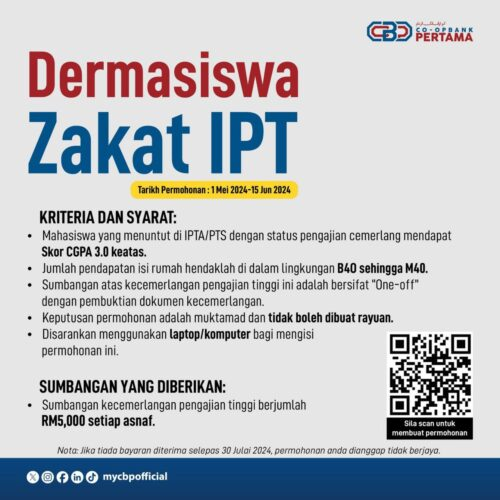 Bantuan Dermasiswa Zakat IPT