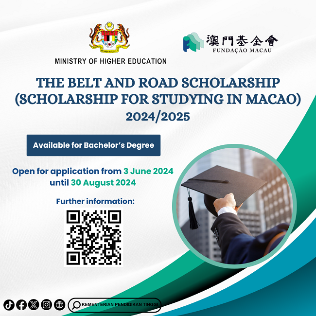 Tawaran biasiswa The Belt Road Scholarship untuk sambung pengajian ke China